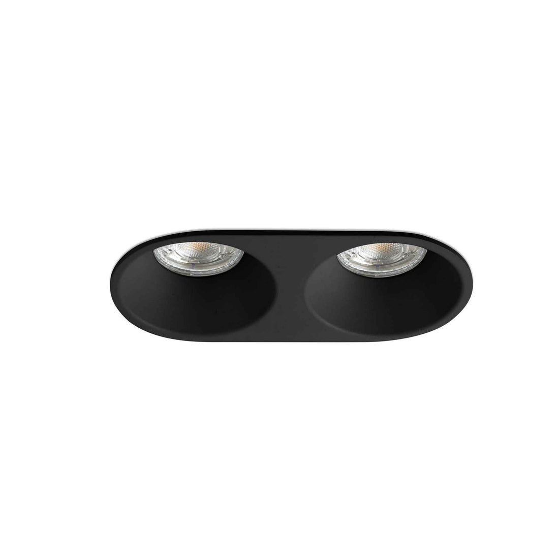 spot led encastrable noir ovale